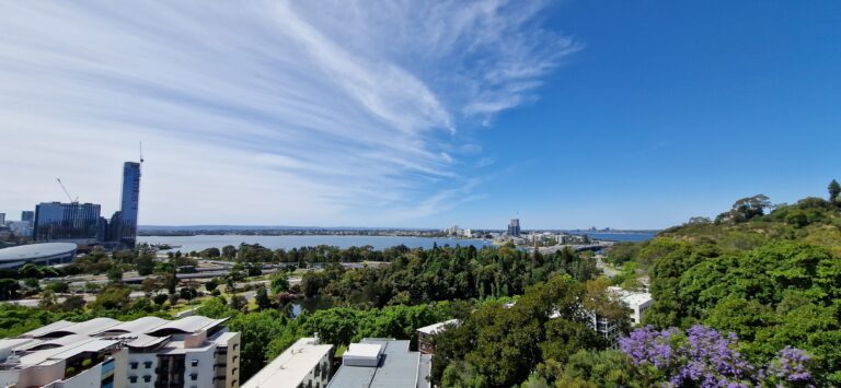 Blick auf den River Swan